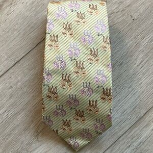 Emilio Pucci Floral, Yellow Neck Tie